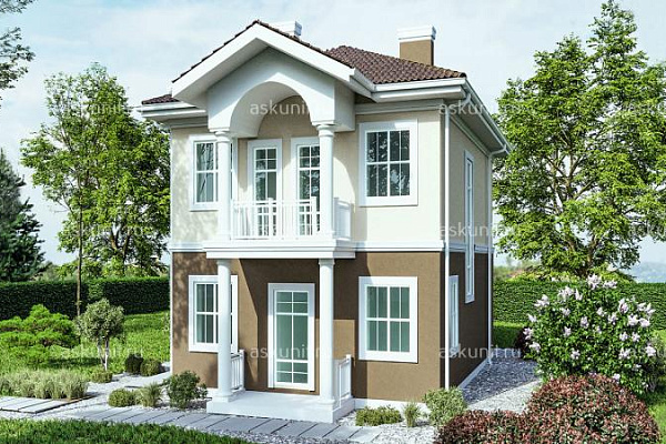 Проект дома Классика 108 UNIT - проектирование и строительство домов в Екатеринбурге